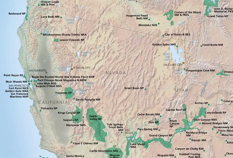 內華達國家公園-化石 歷史古跡和米德湖(上)