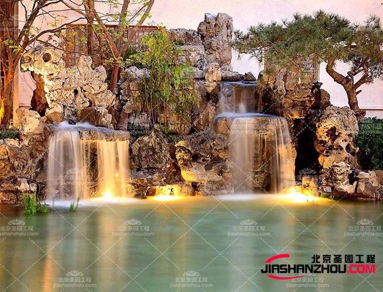 塑石假山制作輕質(zhì)塑石載重小，脫模快