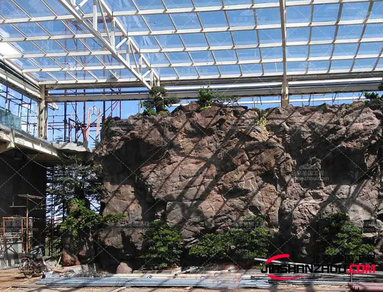 根據客戶的需求塑石假山可以做出各種各樣的形態與f 格