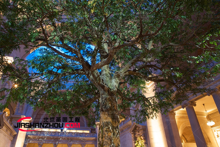 武漢仿真樹裝飾效果圖 設(shè)計制作完成后美感多多