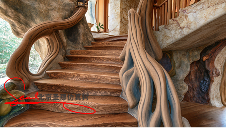 常州水泥仿木樓梯令人印象深刻便是那無處不在的魅力