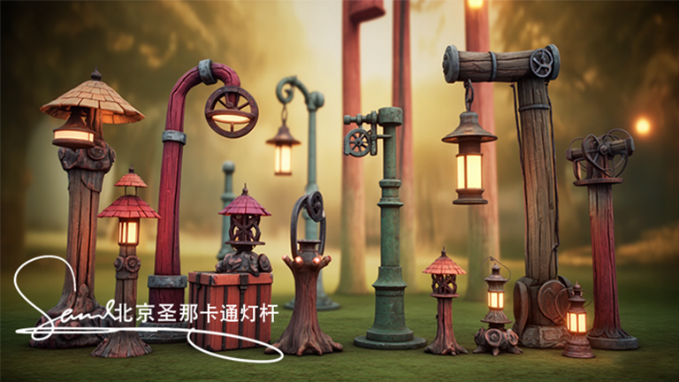 深圳卡通燈桿施工速度快專業高效環保節能