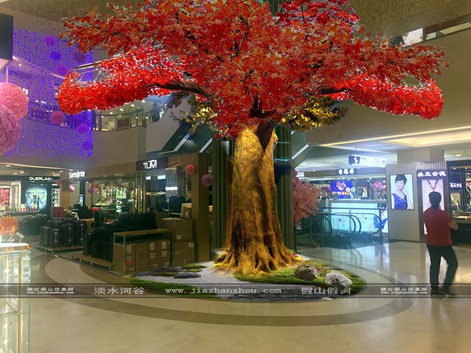 仿真樹裝飾效果圖.jpg 仿真樹裝飾效果圖