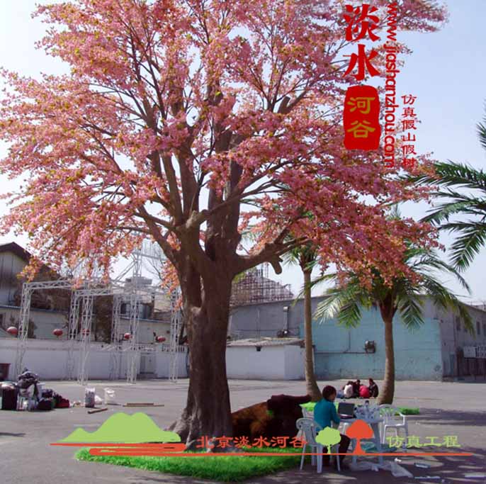 仿真桃花樹.jpg 仿真桃花樹