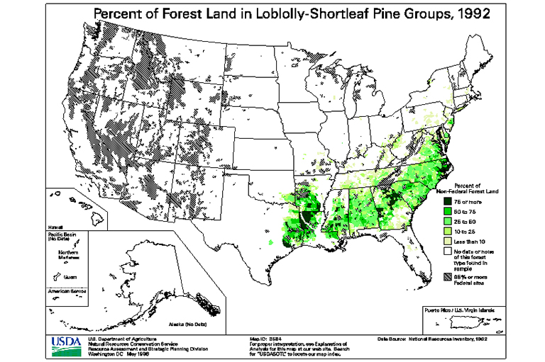 Loblolly-Shortleaf類型的地圖.jpg Loblolly-Shortleaf類型的地圖