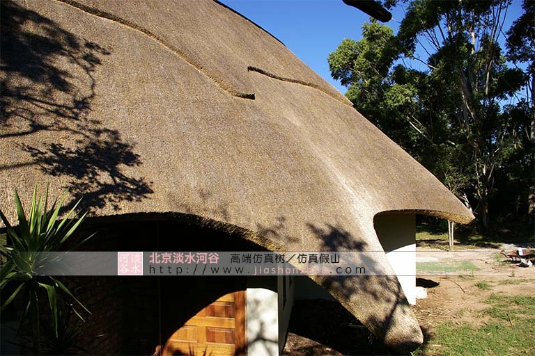 水泥仿真稻草屋頂.jpg 水泥仿真稻草屋頂