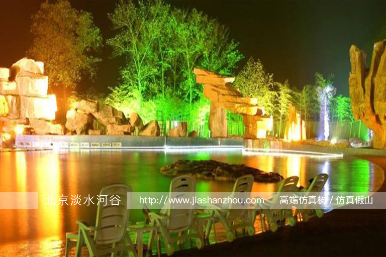 人工塑石假山圖片