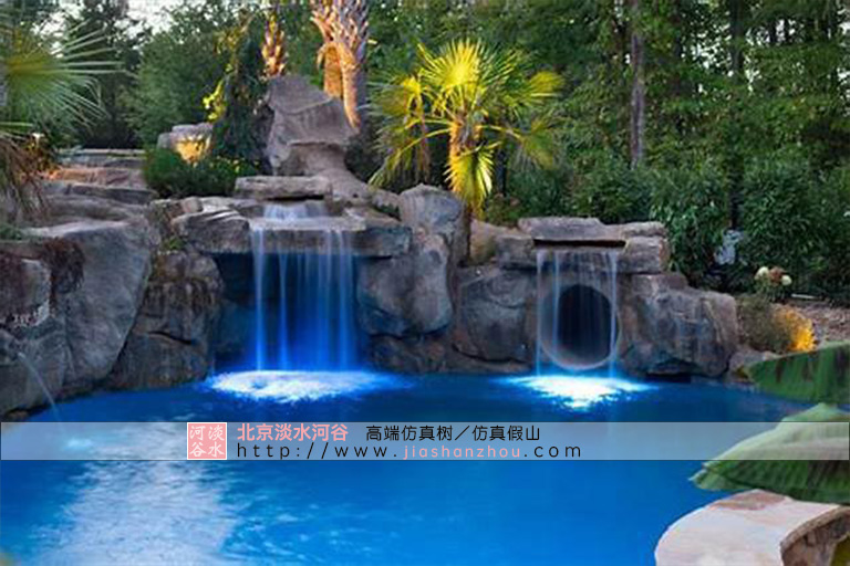 人工塑石假山圖片