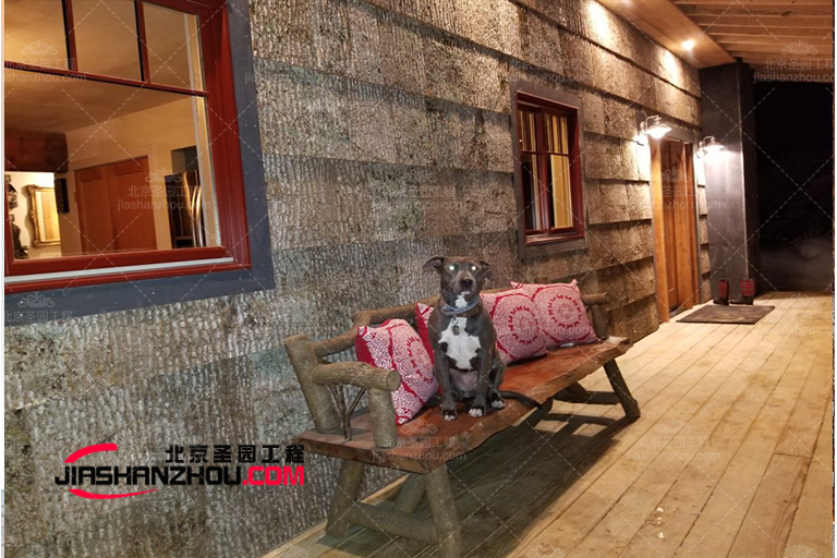 仿真樹(shù)皮屋