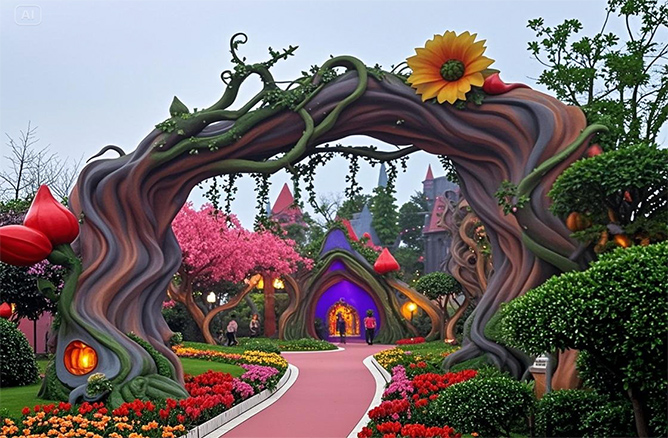 仿真樹大門.jpg 仿真樹大門