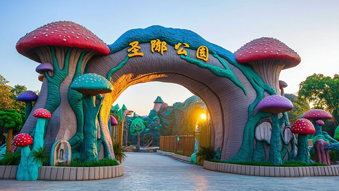 生態(tài)園大門