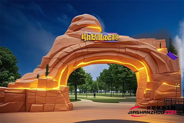 水泥假山大門(mén).jpg 水泥假山大門(mén).jpg