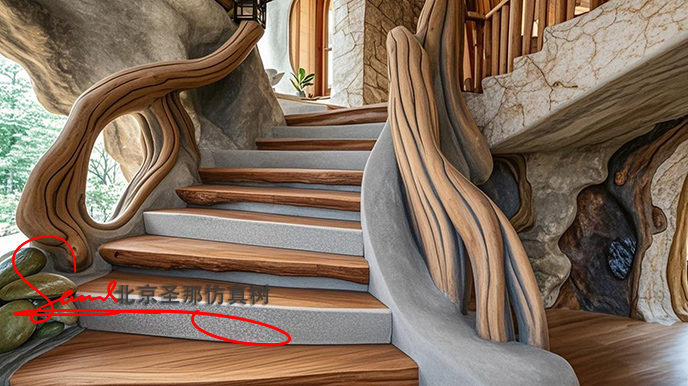 水泥仿木臺(tái)階.jpeg 水泥仿木臺(tái)階