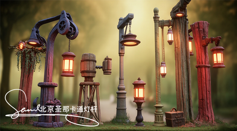 卡通燈桿.jpg 卡通燈桿