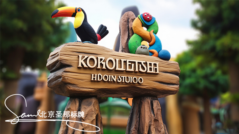 水泥仿木標識牌.jpg 水泥仿木標識牌