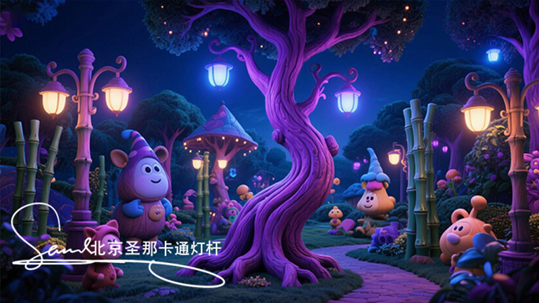 卡通燈桿.jpeg 卡通燈桿