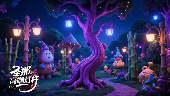 卡通燈桿.jpeg 卡通燈桿