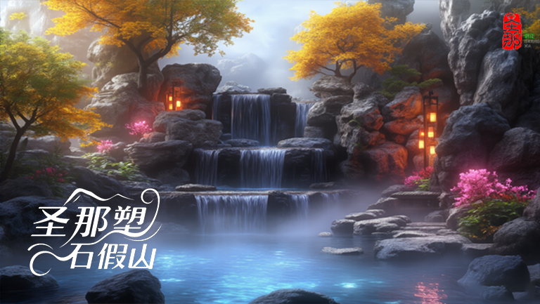 水泥假山.jpg 水泥假山